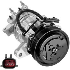 BDFHYK 197367 AC Compressor with Clutch Compatible with BMW 550i 650i 750i Alpina B7 B7L M5 M6 X, 98576 AC Compressor