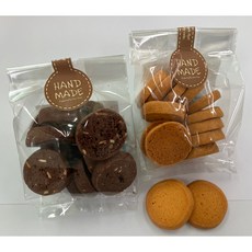 수제쿠키 (치즈쿠키 아몬드초코쿠키) [개별포장] -수제쿠키 선물 사무실간식 카페간식, 10개, 100g