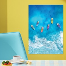 바다 물멍 윤슬 감성 물결 파도 여름 포스터 서핑 풍경 액자 인테리어 그림
