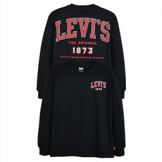매장정품 LEVI'S 리바이스 LEVIS KIDS 그래픽 긴팔티 (주니어) 블랙 V253TS317P 1259666