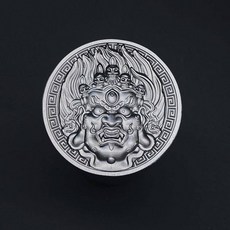 鋼印臺灣出貨CNC黃財神浮雕鋼印立體吉言鋼印金銀首飾加工鏨刻鋼模打金工具kwoyu, 精雕黑財神9mm