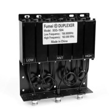 Fumei VHF 136-174MHz 50W 듀플렉서 라디오 리피터용 프리셋 저주파 156MHz 및 고주파 163MHz 및 N 암 커넥터 포함, Fumei VHF 136-174MHz 50W 듀플렉서,