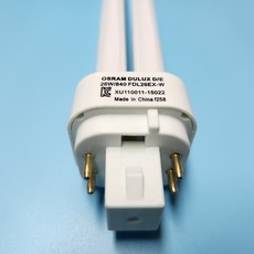 오스람 FDL26EX-W(840) 4000K 주백색 4핀 PL-C 4P D/E26W DE타입 U자형 G24q-3 콤팩트형광램프 매입등 다운라이트 삼파장 필립스 GE 동일, 1개