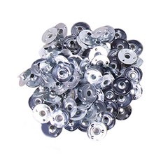 DIY 공예품을 위한 100Pcs 금속 캔들 윅 베이스 캔들 윅 서스테이터 탭, Diameter 14mm