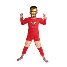 兒童鋼鐵人表演服裝 復仇者聯盟 cosplay, 1個, M