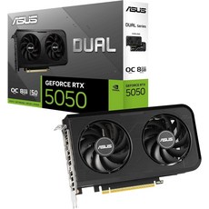 ASUS RTX3050 OC 그래픽카드 6GB 듀얼팬 HDMI 4K지원형, 듀얼 팬, RTX5050 OC 8G