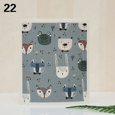 재사용 가능한 습식 건식 가정용 주방 걸레 흡수성 행주 셀룰로오스 청소 천 설거지 수세미 패드 1PC, 22, 1개