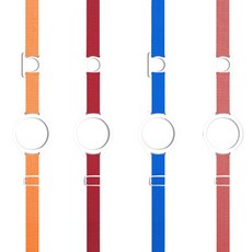 2in1 실리콘 물병 스트랩 어깨끈 대소형 물통홀더 캠핑 산책, 1개, 레드+로즈핑크