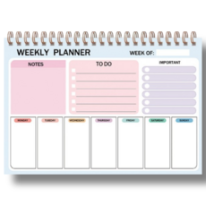 미리모아 만년형 체크리스트 주간 스케줄러, 1개