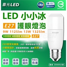 SYLSTAR LED 小小冰 極亮燈泡 13W 超廣角, 1個, SYLSTAR 13w 6500k 白光, 6500k 白光