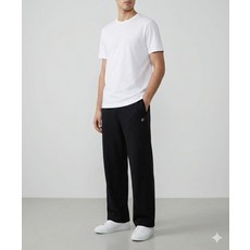 뉴발란스 NBMLG11223 / UNI 에센셜 와이드 팬츠 (BLACK) L7K3