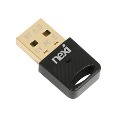 넥시 블루투스 V6.0 EDR 동글 NX1581, NX-BT60-EDR, 블랙, 1개