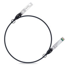 Ipolex 컬러 10G SFP+ 트위낵스 케이블 직접 연결 구리(DAC) 패시브 케이블 3m(9.84피트) 오렌지 시스코 SFP-H10GB-CU3M 머라키 유비퀴트, 1m, 1, 블랙