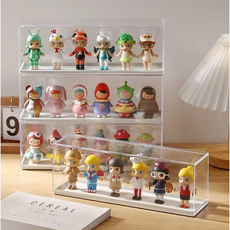 피규어 전시 진열대 탈부착 보관 케이스, 1개