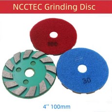 3pcs Klindex 4 "인치 다이아몬드 금속 본드 그라인딩 커팅 휠 디스크 패드 100mm C20C35 콘크리트 화강암, 03 50