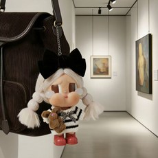 팝마트 크라이베이비 휴가 일기 시리즈 인형옷 세트 인형 제외, 스웨터+머리핀+레드 신발 세트(인형제외), 1세대와 2세대는 보편적입니다