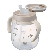 콤비 라크 머그 새는 빨대 340ml 미키 & 미니 일본 머그 시리즈