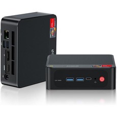Beelink SER5 MAX 미니 PC AMD Ryzen 7 7735HS 8C/16T 최대 4.75GHz 24GB LPDDR5 500G NVME SSD 데스크톱 컴퓨터 지원, SER5 MAX-7735HS 24G+500G