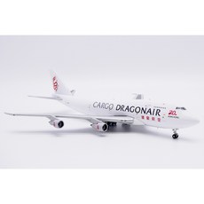 JC Wings 港龍航空 Dragonair B747-300M B-KAB 20周年 1:400 合金飛機模型, 1個
