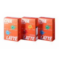 시바라떼 시나몬 바닐라 라떼 믹스 커피 스틱 (CIVA LATTE), 23g, 12개, 8개입