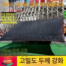 검정 차양막 그늘망 천막 농업용 매쉬 그늘막 야외 햇빛, 기본 사용 인원, 차양 97 2mX4m