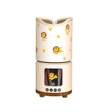 新款多功能白噪音暖奶器外出嬰兒溫奶器智能恆溫加熱奶瓶保溫套, 英文說明書, 小獅子白噪音暖奶器
