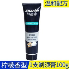 Apache 阿帕齊 男士剃須泡 檸檬香型 2瓶裝 230ml x 2, 1個, 100ml鬚膏