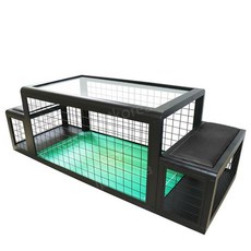 좌식 축구 게임 2인용 오락 스포츠 미니 놀이, 블랙