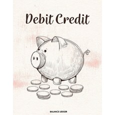 직불 신용 잔액 원장: 계정 저널: 일반 원장 회계 장부: 재무 날짜 설명 참조 ... 100페이지 8.5 x 11인치회계