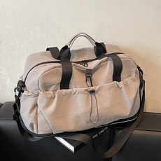 Zoovit 남녀공용 대용량 헬스가방 경량 습건분리 다용도 용량확장 보스턴백, 1개, 그레이 1개, 그레이