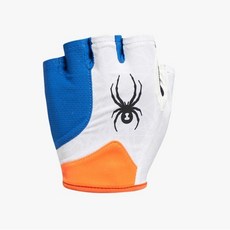 SPYDER 스파이더 공용 사이클 로고 하프 장갑 SPHPANGL501UWHT 3038865, 1개
