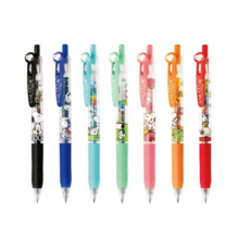 제브라 사라사 클립 스누피버전 젤잉크펜 0.5mm, 오렌지, 10개