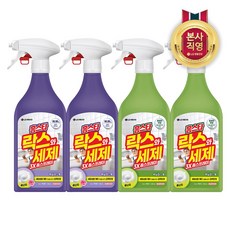 홈스타 락스와세제 3X 스프레이 500ml X 4개 (후레쉬2+후로랄2)