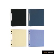 珠友 HQ-62520 A5/25K /20孔空夾/硬紙板孔夾/活頁筆記本空夾/(可搭配18孔活頁紙) 好好逛文具小舖, 02深藍, 1個