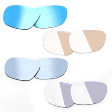 Rayban Meta Wayfarer Rw4006 및 Gen 2 Rw4012 50mm 스마트 안경용 교체 렌즈 - 전환 실버/아이스 블루/화이트에서 그레이/화이트에서 브라운으