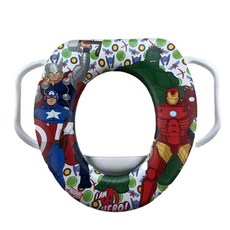 11款 蜘蛛俠馬桶圈 寶寶坐便圈 英雄卡通海綿帶扶手馬桶墊 兒童馬桶坐便墊 寶寶小馬桶如廁訓練器, 蜘蛛俠1