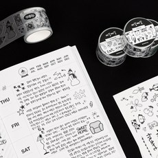 [워너디스] 삐뚤빼뚤 낙서 키스컷 마테, 시즌, 1개, 1개