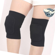 춤무릎보호대 안전 무릎 보호대 쿠션형 스포츠 운동 안전장비, 블랙