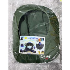 威威五金 多功能防曬遮陽帽 工程帽專用 魔鬼氈調整 360度全方位防護, 1個，綠色  售價沒有工程帽