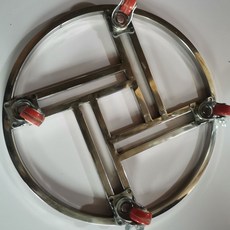不銹鋼圓形移動花盆架, 1個