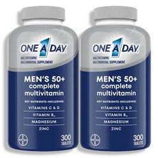 One A Day 원어데이 50+ 남성용 멀티비타민 300정, 2개