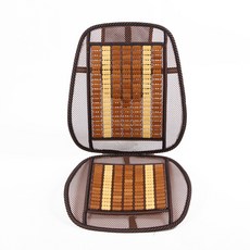 다온샵 등받이방석세트 좌석시트 대나무 자동차 방석(일자) 카시트 차량용