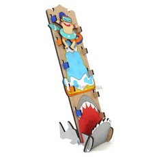 각도조절 샤크 무게중심 실험재료 1인용 실험키트 관찰 과학실험 만들기용품 과학상자, 1개