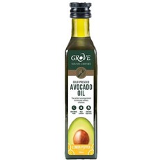Grove 冷壓初榨檸檬胡椒風味酪梨油 紐西蘭原裝進口 高發煙點 適合各式料理, 1個, 250ml