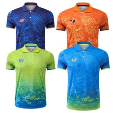 계달신상 탁구복 남녀 상의 반팔 속건 터틀넥 탁구복 경기복