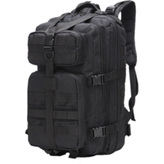 優質防水登山包 中 35L, 黑色