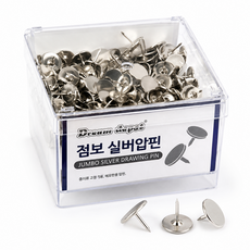 D 점보 실버압핀 압정, 1개, 220개입