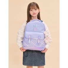 빈폴 키즈 빈폴 BEANPOLE KIDS 코어 체크 여아 책가방 라이트 퍼플 (BI51D4G01V)
