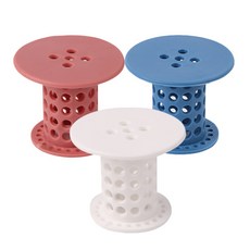 욕조 머리카락 거름망 세면대 하수구 마개 이물질 막힘 방지 욕조캡 3개세트, 색상랜덤