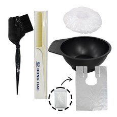 다주자 셀프염색도구 5종세트, 1개, 혼합